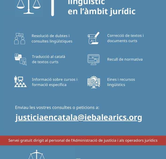 The legal language advice service is launched as part of the campaign “Justice, also in Catalan”