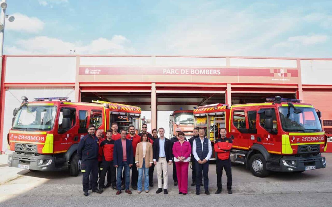 Bombers de Mallorca modernised their fleet with two new trucks