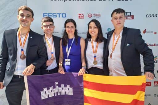 Gold medal and three bronze medals for VET students participating in the Spainskills in Madrid