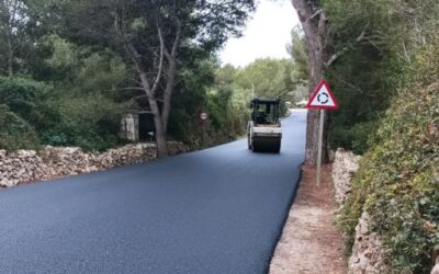 Work begins to improve the access road to Binibèquer Vell