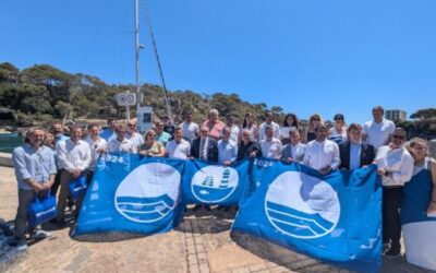 The Councillor for the Sea and Water Cycle stresses that “it is possible to combine environmental protection and development” during the Blue Flag award ceremony