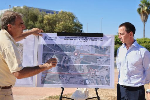 The Consell de Mallorca presents the project of accesses to the future hospital of Felanitx and the remodelling of the entrance to the village from Campos