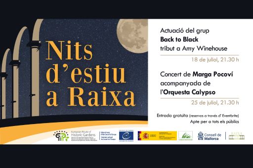 Back to Black – Tribute to Amy Winehouse and Marga Pocoví, the two concerts of ‘Nits d’estiu de Raixa’ 2024