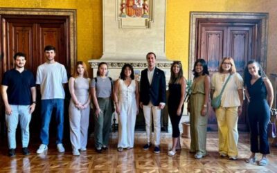 El presidente Galmés recibe a los siete jóvenes contratados por el Consell de Mallorca con el programa «SOIB Jove: Qualificats – Entitats Locals 2024»