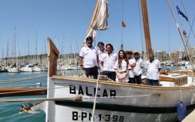 Pedro Bestard sets sail aboard the Balear sailing with the Copa del Rey Mapfre 2024 regatta