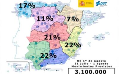 3.1 million road journeys expected on 31 July and 1 August