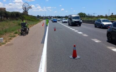 The new So n’Oms merging lane onto the airport motorway comes into operation and minimises traffic jams