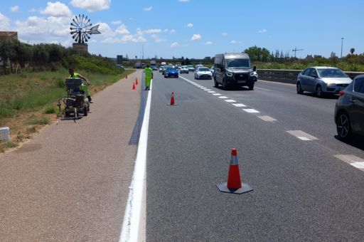 The new So n’Oms merging lane onto the airport motorway comes into operation and minimises traffic jams