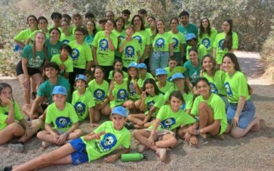 The councillor of Health visits the children and young people who are taking part in the Balearic Islands diabetes camp in Portocolom