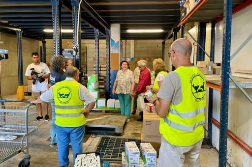 The councillor for Families and Social Affairs reiterates her support for the Food Bank