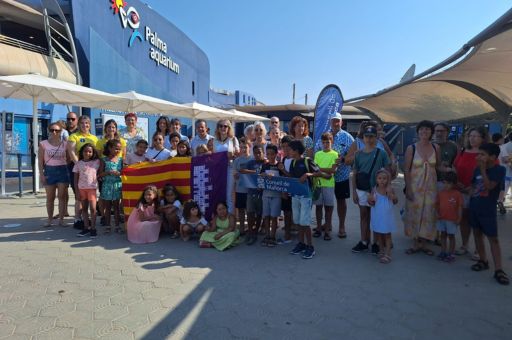 The Consell de Mallorca organises a visit to the Palma Aquarium for Saharawi children