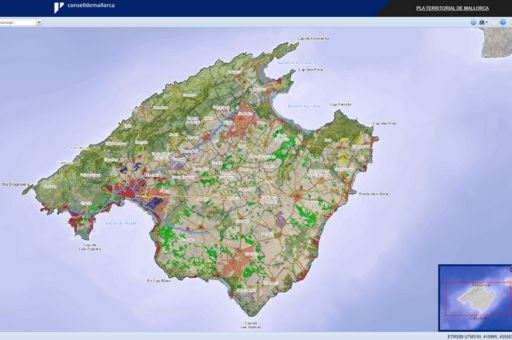 The Consell de Mallorca continues with the bet of bringing the Administration closer to citizenship with the update of the viewer of the Territorial Plan of Mallorca