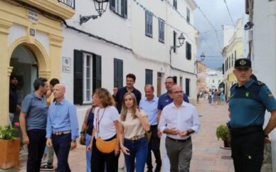 The government shows its support for the municipalities affected by the DANA in Menorca