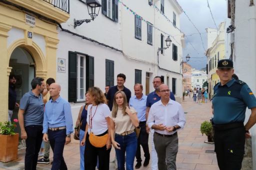 The government shows its support for the municipalities affected by the DANA in Menorca