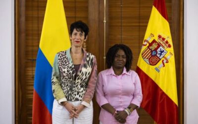 Elma Saiz and Colombian Vice-President Francia Márquez meet to discuss inclusion and equality policies