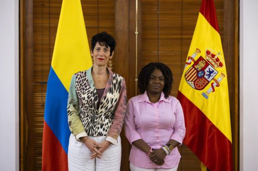 Elma Saiz and Colombian Vice-President Francia Márquez meet to discuss inclusion and equality policies