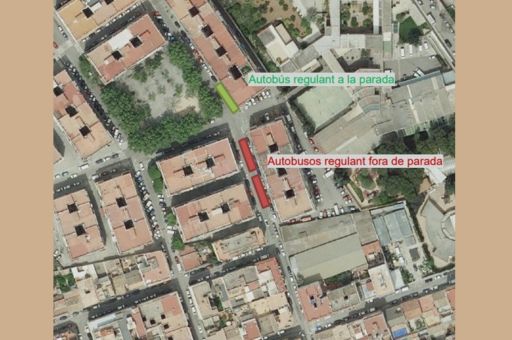 EMT extends the stop on Line 7 in Tomàs Rul-lan Street to avoid current traffic problems