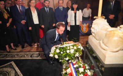 El Consell de Mallorca rinde homenaje al rey Sancho I en Perpiñán