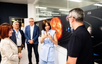 Diana Morant visita el Centro Europeo de Astronomía Espacial