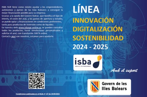 El Govern aumenta en 3,2 millones de euros las ayudas de la convocatoria CAIB-ISBA 2024-2025 para pymes