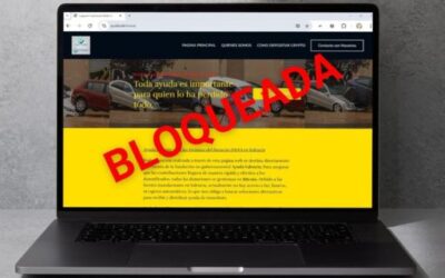 Spanish government blocks the website ayudavalencia.es due to indications of fraud