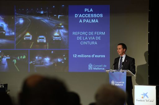 El presidente Galmés da a conocer el Plan de carreteras de Mallorca en el Círculo Financiero de Baleares