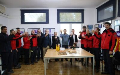 President Galmés congratulates the Christmas holidays and thanks the work of the Mallorca Firefighters