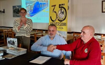 Signed the agreement for the donation of all the documentation of the Associació d’Amics del Ferrocarril (Association of Railway Friends) to Serveis Ferroviaris de Mallorca (SFM)