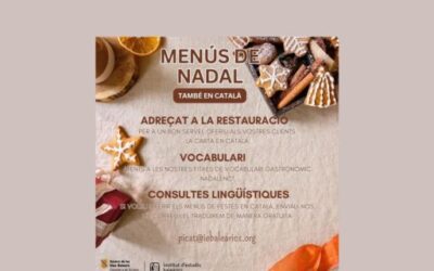 El Instituto de Estudios Baleáricos (IEB) ofrece propuestas de menús de Navidad en catalán en el sector de la restauración