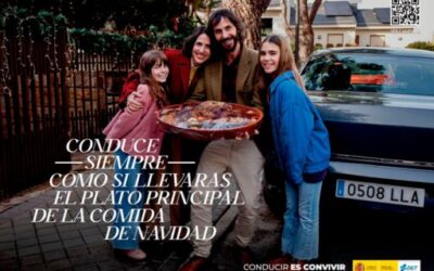 «Conduce siempre como si llevaras el plato principal de la comida de Navidad», eslogan de la nueva campaña divulgativa de la DGT