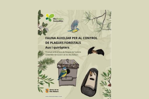 Medio Natural publishes an informative guide on birds and bats to raise awareness of the importance of these species for forest pest control