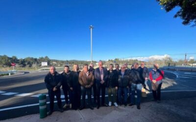 Una nueva rotonda mejora la seguridad del cruce de Benirràs, Sant Miquel y Sant Joan