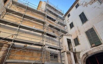 The Consell de Mallorca begins the works before the restoration of the Can Weyler manor house